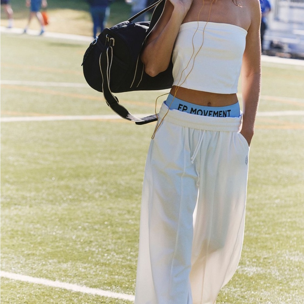 FP Movement by Free People White Track Pants